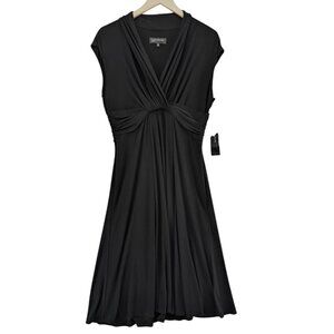 Jones New York Black Midi Dress